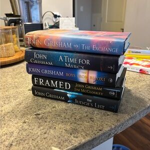 Five Brand New John Grisham books